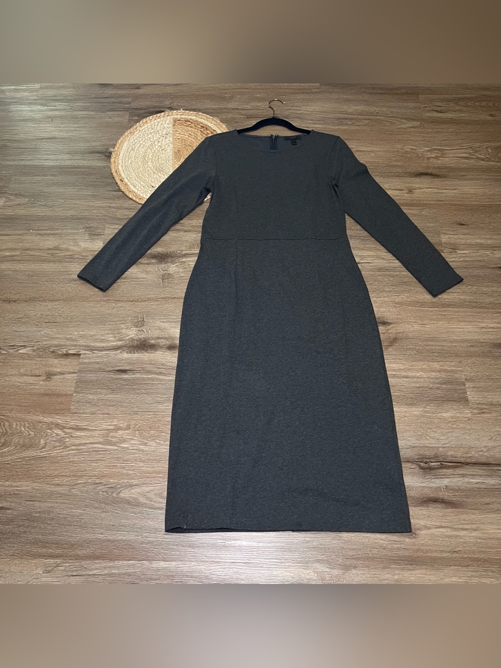 J. CREW Zip Ponte Womens Sheath Long Sleeve Dress